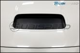 Sticker Fab Vinyl Hood Scoop Overlay (3D Carbon or Black) - 2015-2020 Subaru WRX & STI