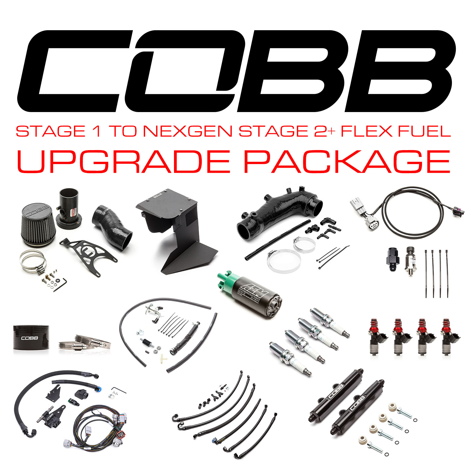 COBB Subaru Stage 1 to NexGen Stage 2 + Flex Fuel Power Package Upgrade 