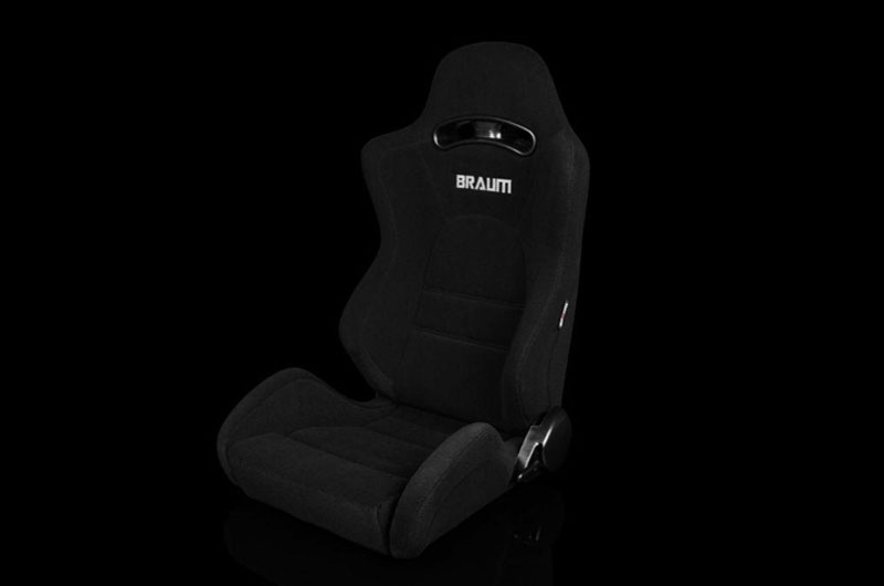 Braum S8 Series V2 Sport Seats - Black Cloth Pair