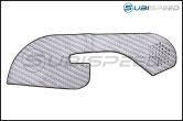 OLM Leather Look Kick Guard Protection Set with Red Stitching (Non HK Equipped) - 2015+ WRX / 2015+ STI