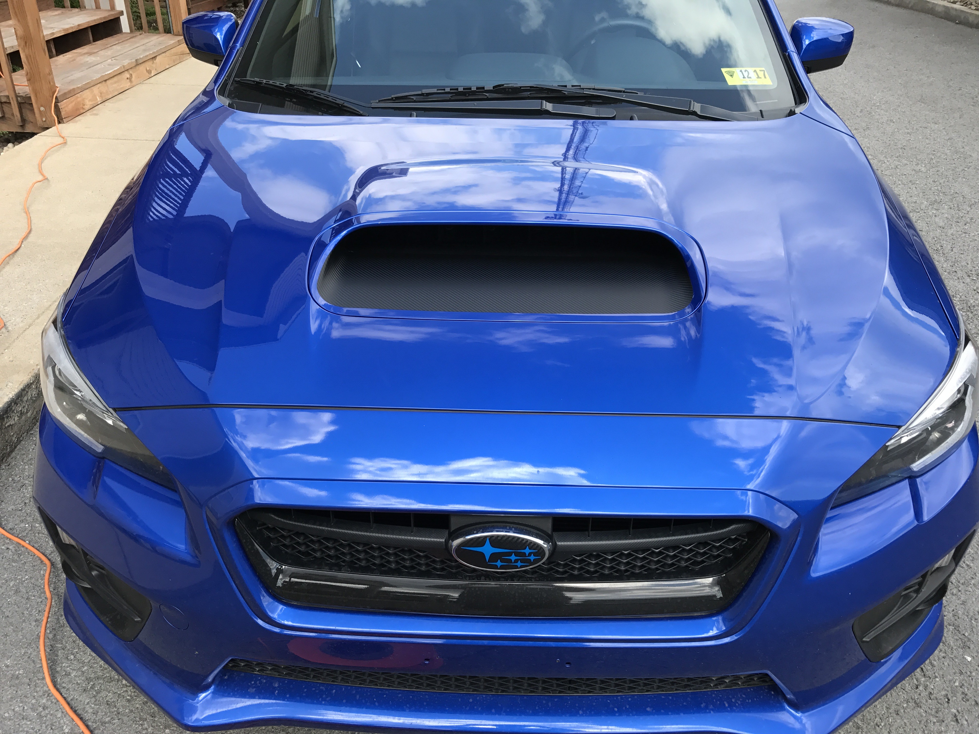Wrx Black Hood Scoop