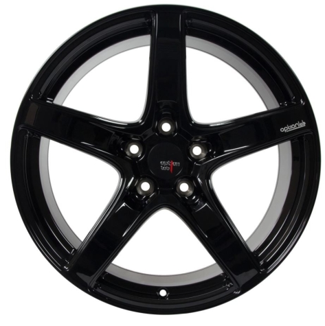 Option Lab R555 18x9.5 +38 Gotham Black - 2015+ WRX / 2015+ STI