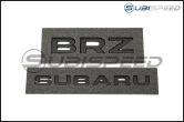 Subaru BRZ Black Trunk Emblems - 2013+ BRZ