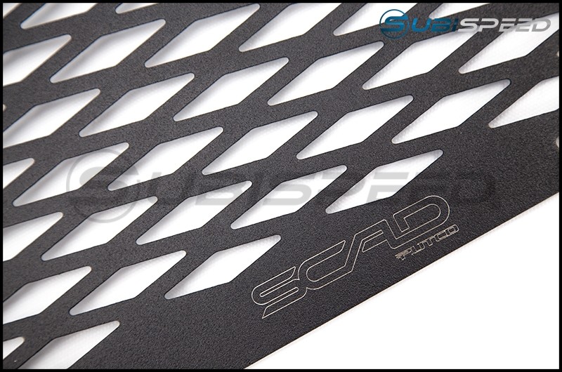 SCAD Diamond Pattern Black Stainless Grille