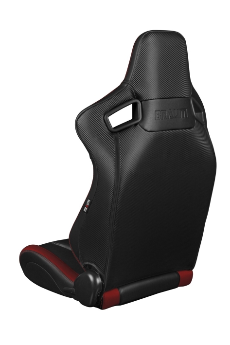 Braum Elite Series Racing Seats (Black & Red) - Universal