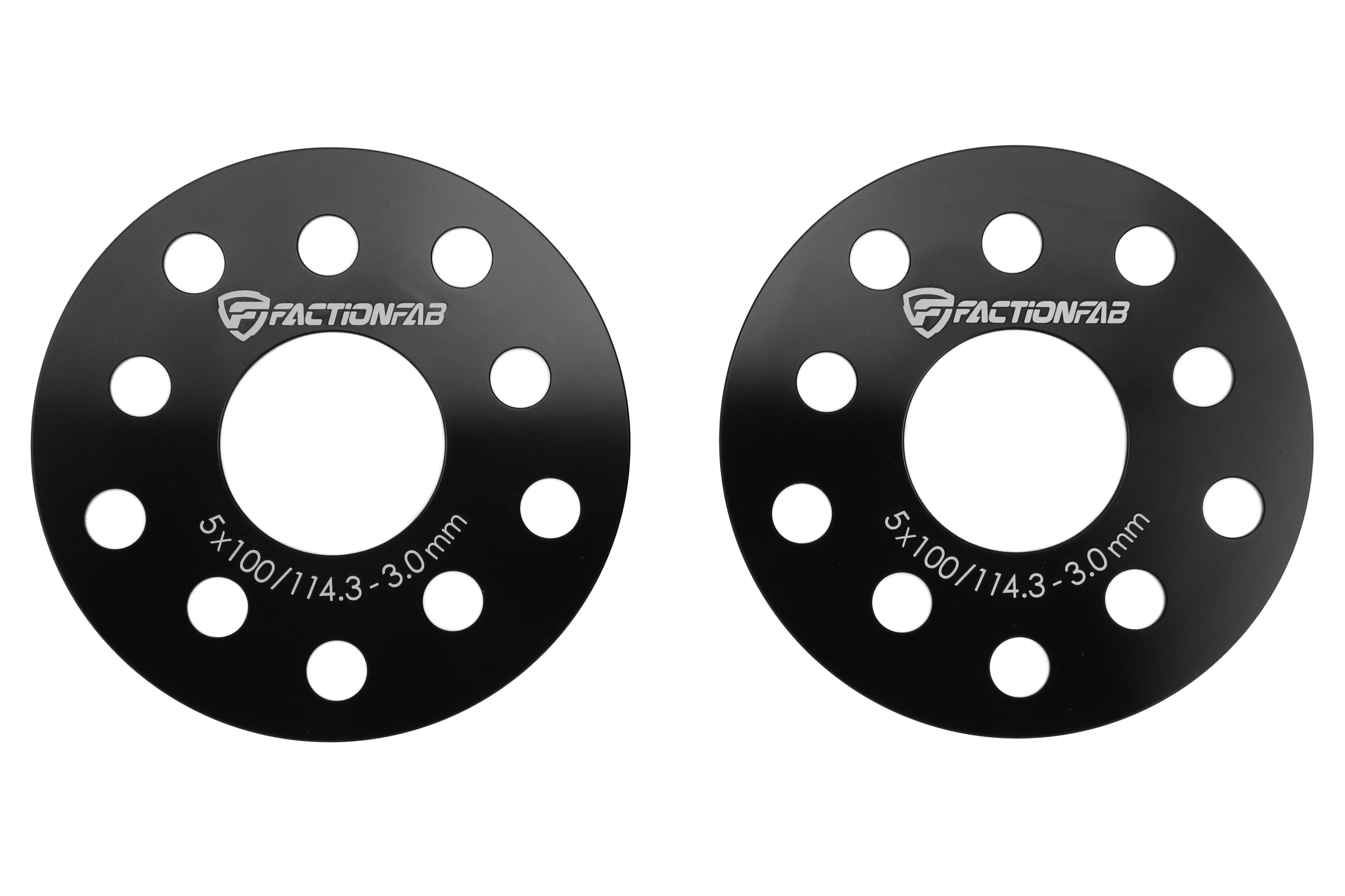 FactionFab Subaru 5x100 / 5x114.3 3mm 6061-T6 Forged Spacer Set