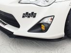 Rally Innovations 3-Piece Front Splitter - 2013+ BRZ / 2013-2016 FR-S