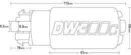 DeatschWerks DW300 Series Fuel Pump w/ Install Kit - 2015-2020 WRX / 2013+ FR-S / BRZ