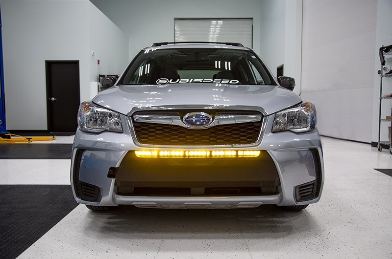 Diode Dynamics SS30 Amber Wide LED Light Bar Stage Series - 2016-2018 Forester