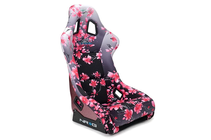 NRG Innovations FRP Sakura Japanese Blossom Edition Bucket Seat (Large)