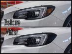 Sticker Fab Special Edition Dark Smoke Stealth Headlight Overlays - 2015-2020 Subaru WRX & STI