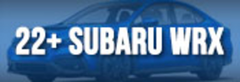 22+ Subaru WRX