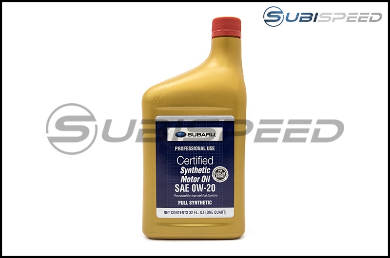 Subaru 0W20 Synthetic Motor Oil (1 Quart)