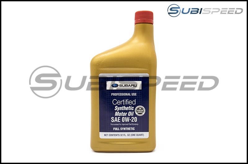 Subaru 0W20 Synthetic Motor Oil (1 Quart)Subispeed