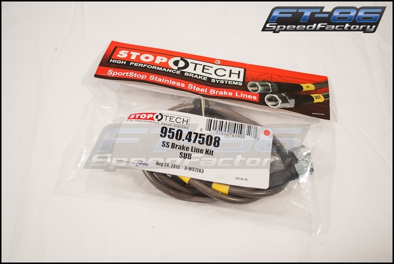 StopTech Stainless Steel Brake Lines (Rear)