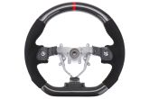 FactionFab Steering Wheel Carbon and Suede - 2008-2014 Subaru WRX & STI