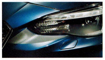 JDM Style 3D Carbon Fiber Headlight Accents