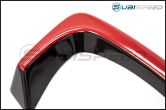 OLM Gloss Black Exhaust Finishers with Red Line - 2015+ WRX / 2015+ STI