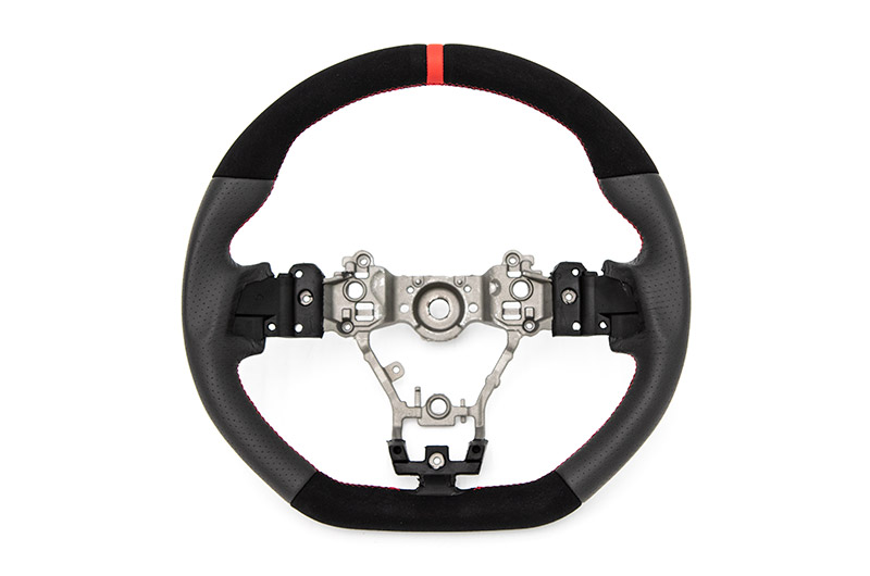 FactionFab Leather and Suede Steering Wheel