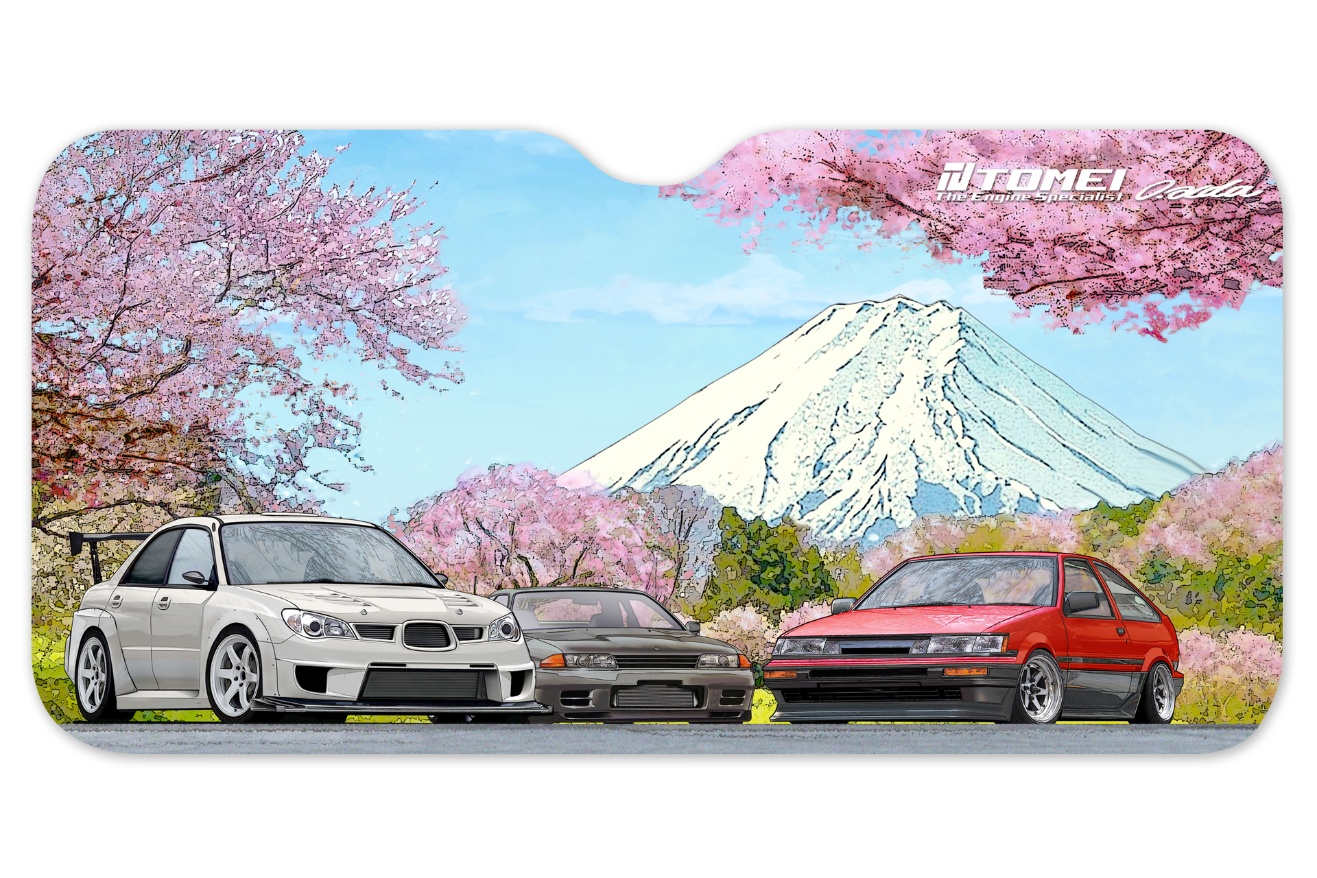 Tomei SUN SHADE  GDB/BNR32/AE86 CHERRY BLOSSOM Mt.FUJI