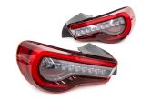 OLM OE Plus Linear Style Sequential Tail Lights (Clear) - 2013-2020 FRS / BRZ / 86