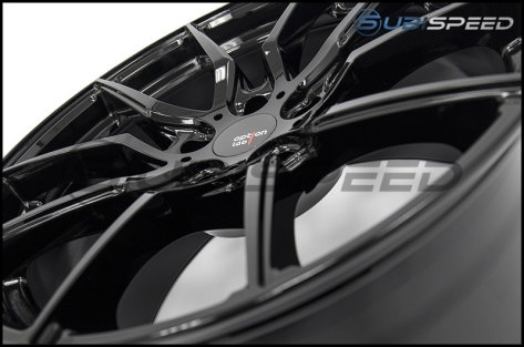 Option Lab R716 18x8.5 +35 Gotham Black Wheels - 2015+ WRX / 2015+ STI