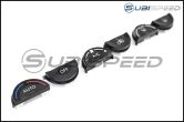 Subaru OEM Single Climate Piano Black Knob Filler Panels - 2015+ WRX / 2015+ STI