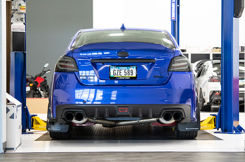 OLM Paint Matched Duckbill Spoiler with Carbon Fiber Center Line 2015