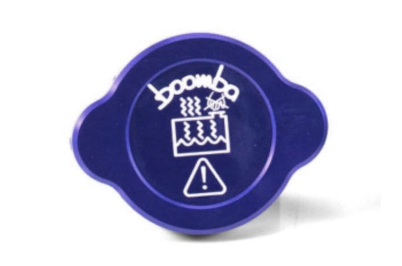 Boomba Racing Radiator Reservoir Cover Cap Blue