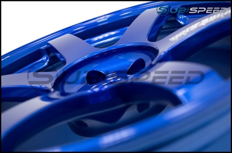 Volk TE37 SAGA Hyper Blue 18x9.5 +38 - 2015+ WRX / 2015+ STI