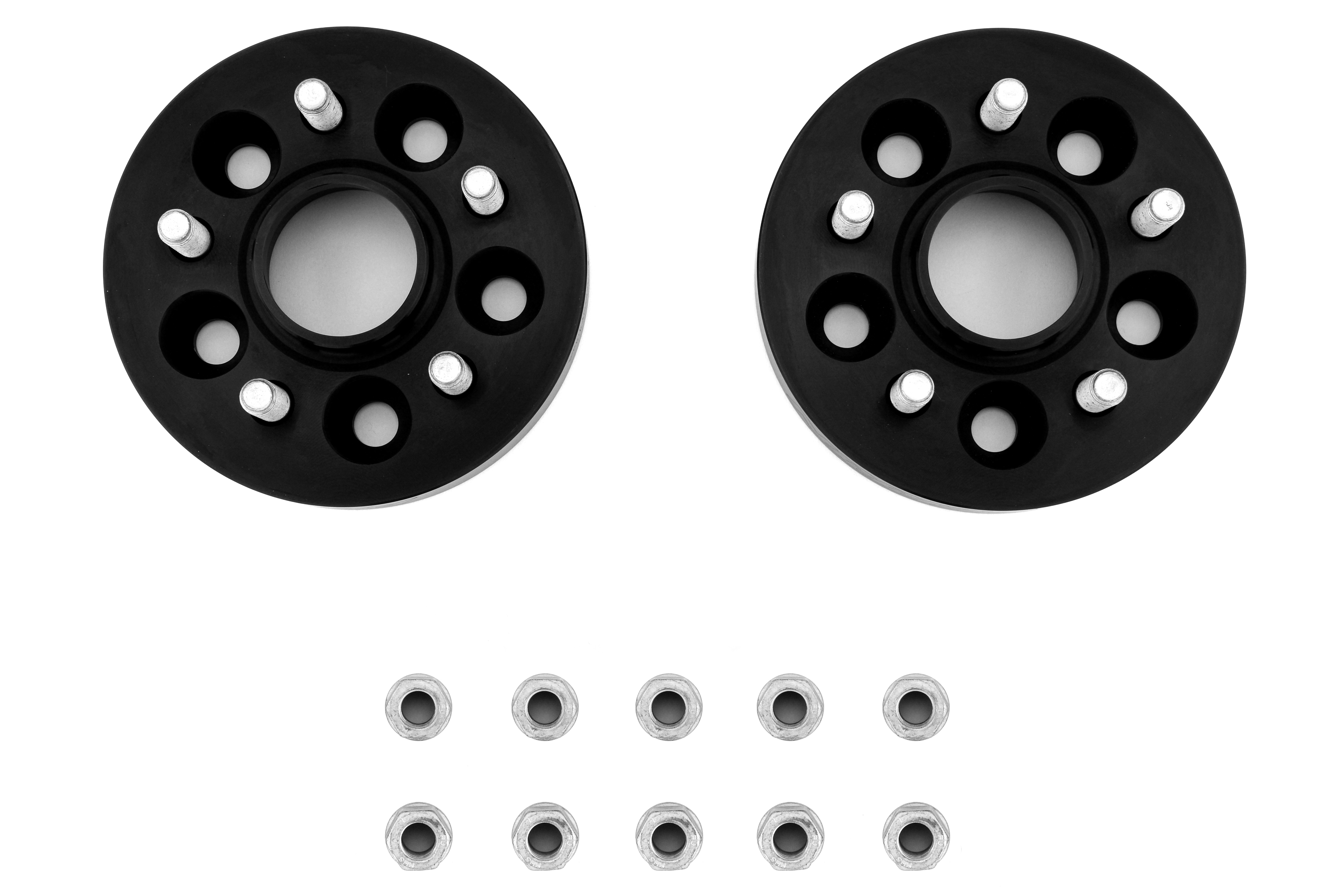 PERRIN Wheel Spacers 5x100 30mm Black Pair Subaru Models (inc. 2002