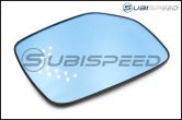OLM Wide Angle Convex Mirrors with Turn Signals and Defrosters (Blue) - 2015-2021 Subaru WRX & STI / 2015-2017 Crosstrek