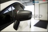 OLM S-line Dry Carbon Fiber Mirror Covers (with Turn Signal Hole) - 2015+ WRX / 2015+ STI