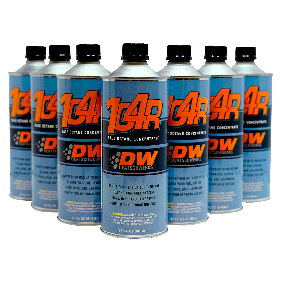 DeatschWerks 104R Race Octane Booster 32oz cans, case of 8