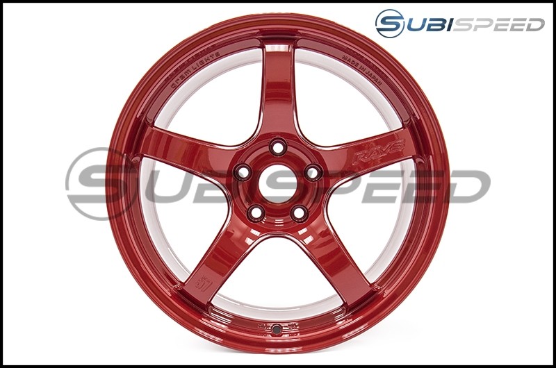 Rays Gram Lights 57CR Subispeed Exclusive Milano Red 18x9.5 +38