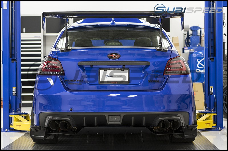 wrx carbon fiber license plate frame