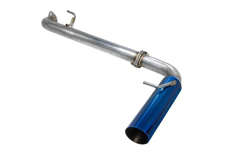 Remark Single-Exit Axleback Exhaust System BOSO Edition Burnt Blue Stainless Steel Tip