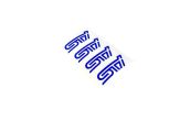 Sticker Fab Fender Emblem Inlays - 2015-2020 Subaru STI