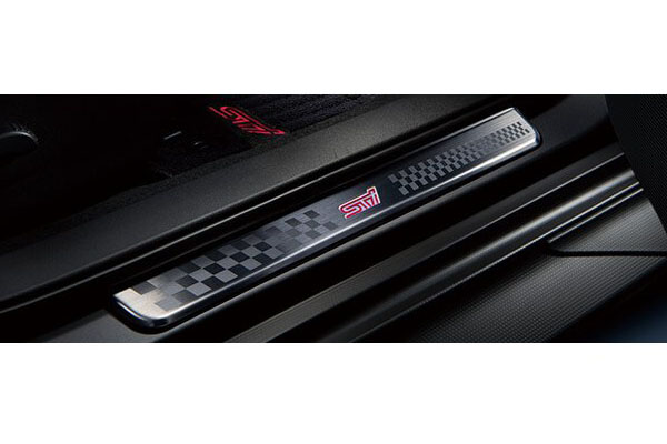 Subaru OEM LED Side Sill Plates w/ STI Logo