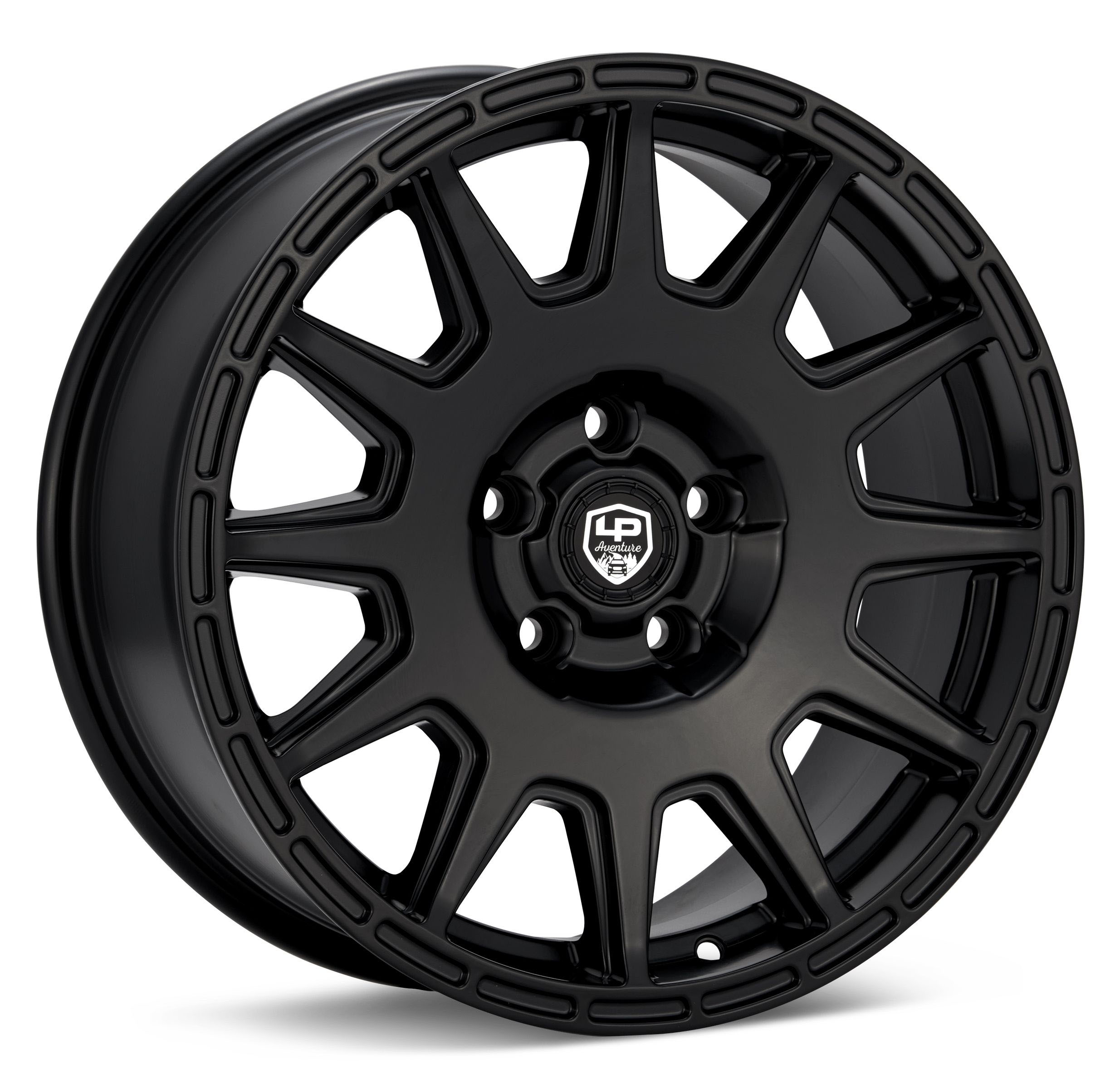 LP Aventure Wheel 17X7.5 +35 5x114.3 Matte Black